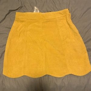 Corduroy skirt
